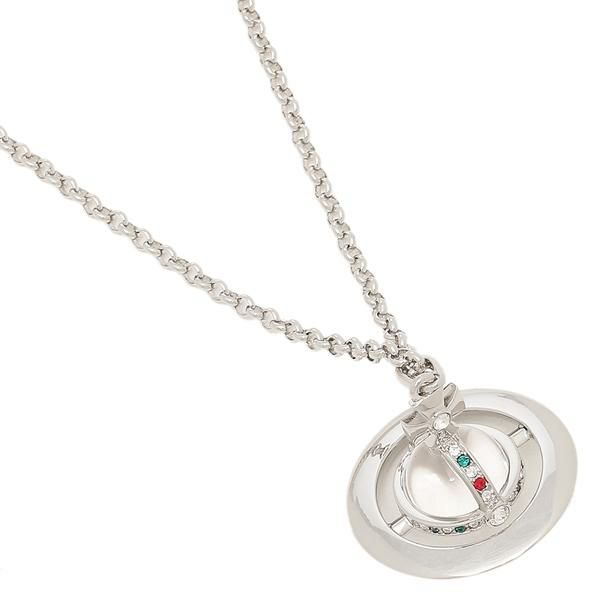 ヴィヴィアンウエストウッド ネックレス アクセサリー スモールオーブ シルバー メンズ レディース VIVIENNE WESTWOOD 63020096 02P019