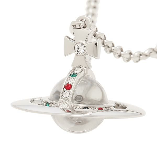 ヴィヴィアンウエストウッド ネックレス アクセサリー スモールオーブ シルバー メンズ レディース VIVIENNE WESTWOOD 63020096 02P019 詳細画像
