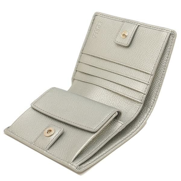 フルラ アウトレット 二つ折り財布 クラシック コンパクト財布 シルバー レディース FURLA PCB9CL0 BX0342 Y3000 詳細画像