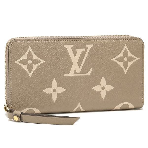 ルイヴィトン 長財布 ジッピーウォレット モノグラムアンプラント ラウンドファスナー ベージュ レディース LOUIS VUITTON M69794