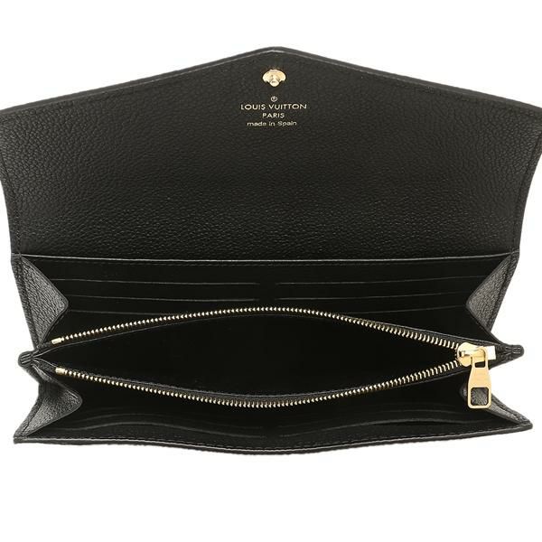 ルイヴィトン 長財布 ポルトフォイユサラ モノグラムアンプラント ブラック レディース LOUIS VUITTON M80496 詳細画像