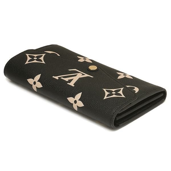 ルイヴィトン 長財布 ポルトフォイユサラ モノグラムアンプラント ブラック レディース LOUIS VUITTON M80496 詳細画像