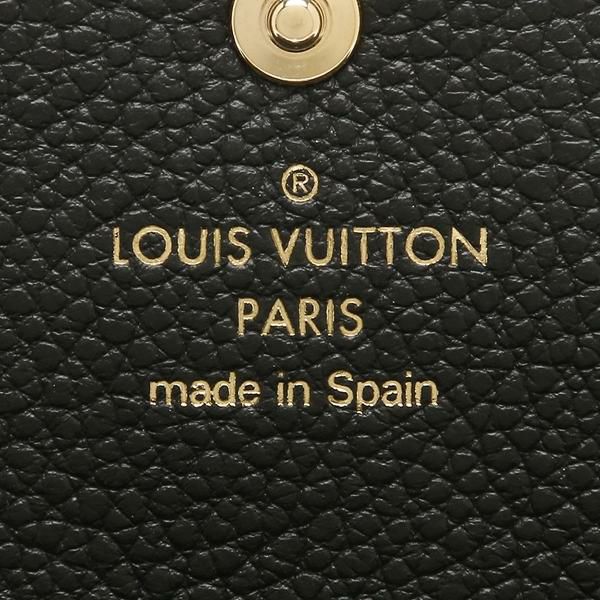 ルイヴィトン 長財布 ポルトフォイユサラ モノグラムアンプラント ブラック レディース LOUIS VUITTON M80496 詳細画像