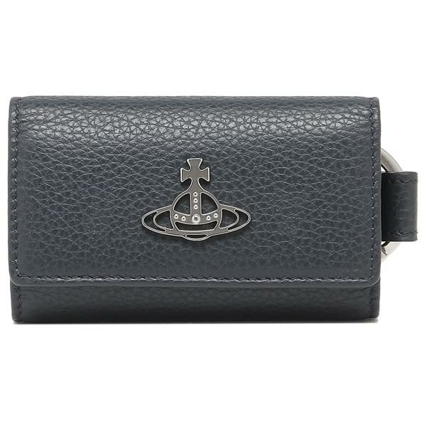 ヴィヴィアンウエストウッド キーケース ジョーダン キーリング ネイビー メンズ レディース VIVIENNE WESTWOOD 51120007 42070 K401 詳細画像