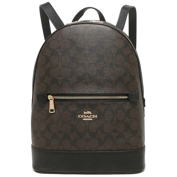コーチ アウトレット リュック バックパック シグネチャー ブラウン ブラック レディース COACH C5679 IMAA8 詳細画像
