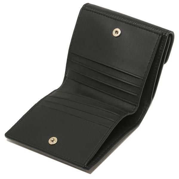 コーチ アウトレット 二つ折り財布 シグネチャー ベージュ ブラック レディース COACH C7805 IMLOV 詳細画像