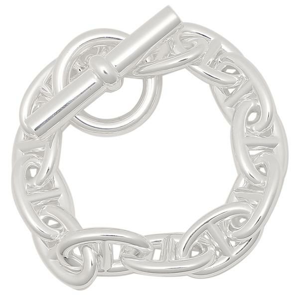 エルメス ブレスレット アクセサリー シェーヌダンクル バングル シルバー メンズ レディース HERMES H101995 00 詳細画像