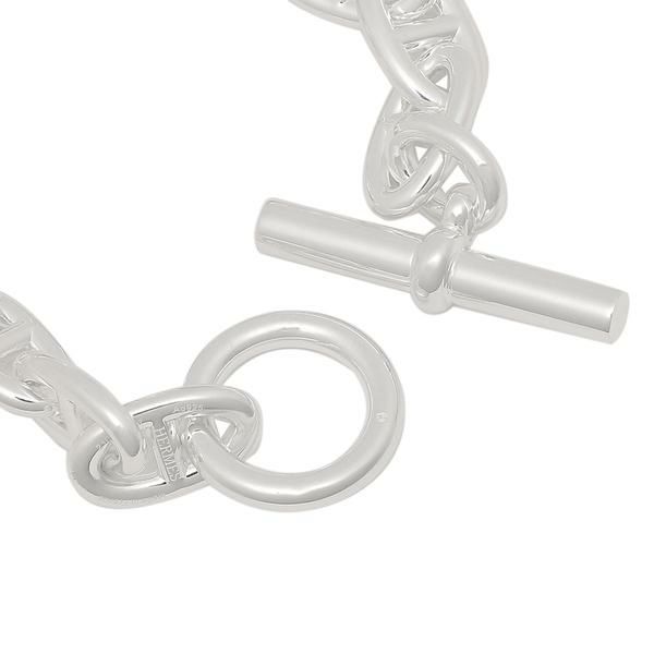 エルメス ブレスレット アクセサリー シェーヌダンクル バングル シルバー メンズ レディース HERMES H101995 00 詳細画像
