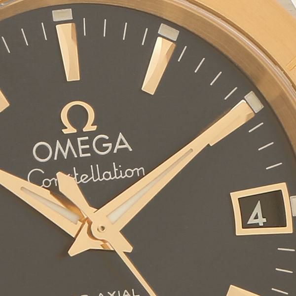 オメガ 時計 メンズ コンステレーション35mm コーアクシャル自動巻 グレー シルバー OMEGA 123.20.35.20.06.001 ステンレス 詳細画像