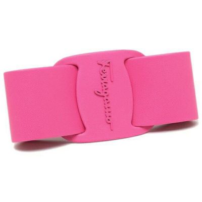 フェラガモ　バレッタ　レザー　ピンク 新品 フェラガモ FERRAGAMO バレッタ バレッタ ピンク - メルカリ