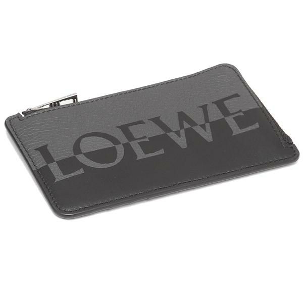 ロエベ カードケース コインケース フラグメントケース グレー ブラック メンズ レディース LOEWE C314Z40X02 1268 詳細画像