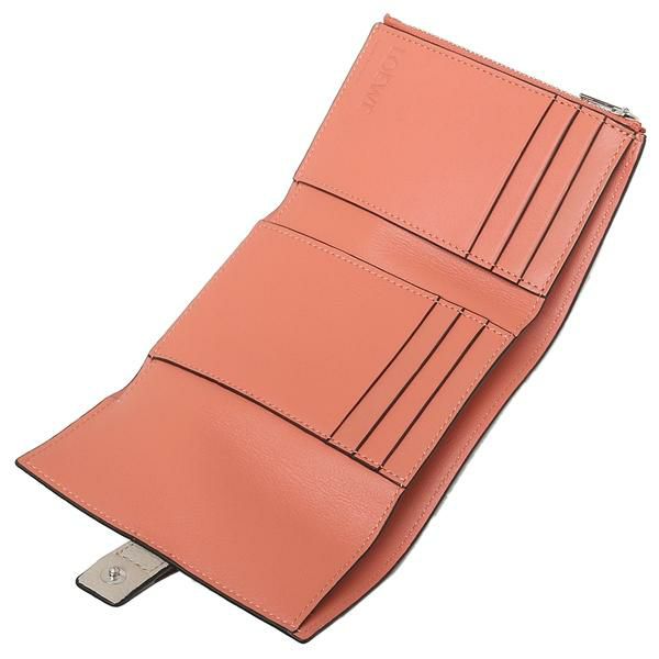 ロエベ 三つ折り財布 バーティカルウォレット Sサイズ ベージュ レディース LOEWE C660S86X01 2463 詳細画像