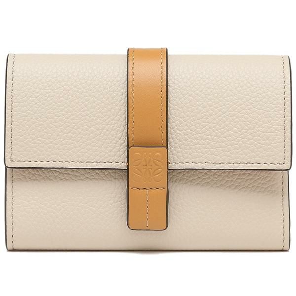 ロエベ 三つ折り財布 バーティカルウォレット Sサイズ ベージュ レディース LOEWE C660S86X01 2463 詳細画像