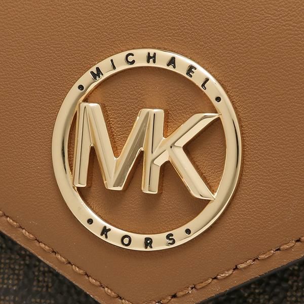 マイケルコース 三つ折り財布 グリーンウィッチ ブラウン レディース MICHAEL KORS 32S1GNME6B 252 詳細画像