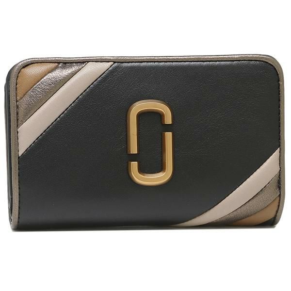 マークジェイコブス 二つ折り財布 グラムショット ブラック レディース MARC JACOBS S159L01RE21 002