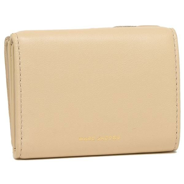 マークジェイコブス 三つ折り財布 グラムショット ミニ財布 ベージュ　レディース MARC JACOBS S160L01RE21 280 詳細画像