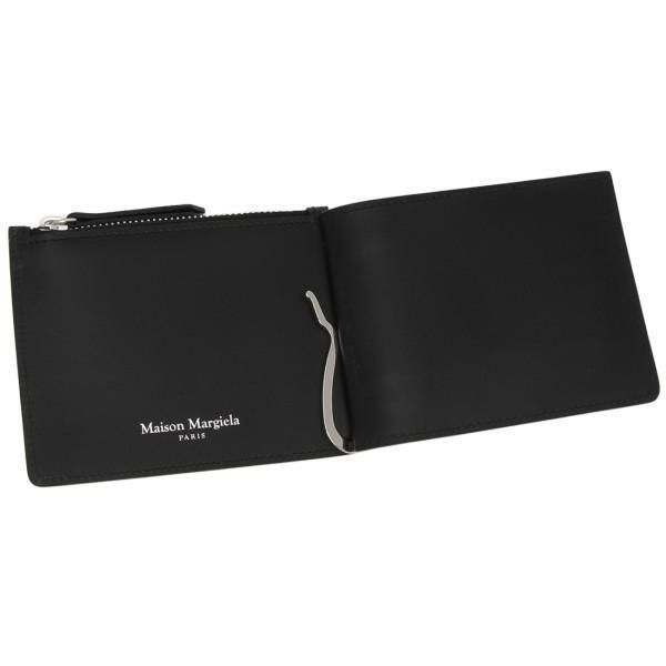 メゾンマルジェラ 二つ折り財布 マネークリップ コインケース ブラック メンズ Maison Margiela SA1UI0018 P4745 T8013 詳細画像