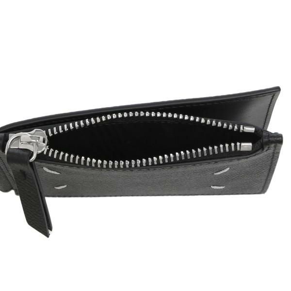 メゾンマルジェラ 二つ折り財布 マネークリップ コインケース ブラック メンズ Maison Margiela SA1UI0018 P4745 T8013 詳細画像