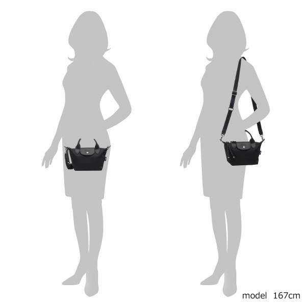 ロンシャン ハンドバッグ ショルダーバッグ プリアージュ エナジー XSサイズ 2WAY ブラック レディース LONGCHAMP 1500 HSR 001 詳細画像