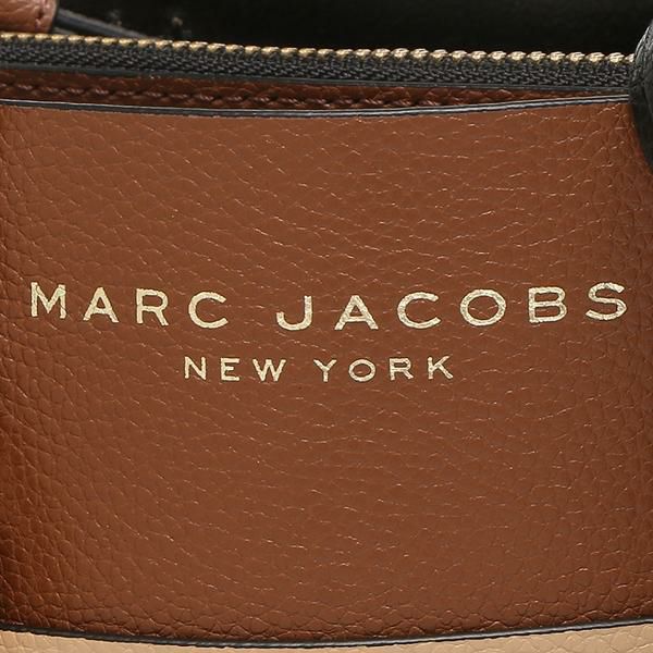 マークジェイコブス アウトレット トートバッグ グラインド ミニトート ブラウン マルチ レディース MARC JACOBS M0016132 217 詳細画像