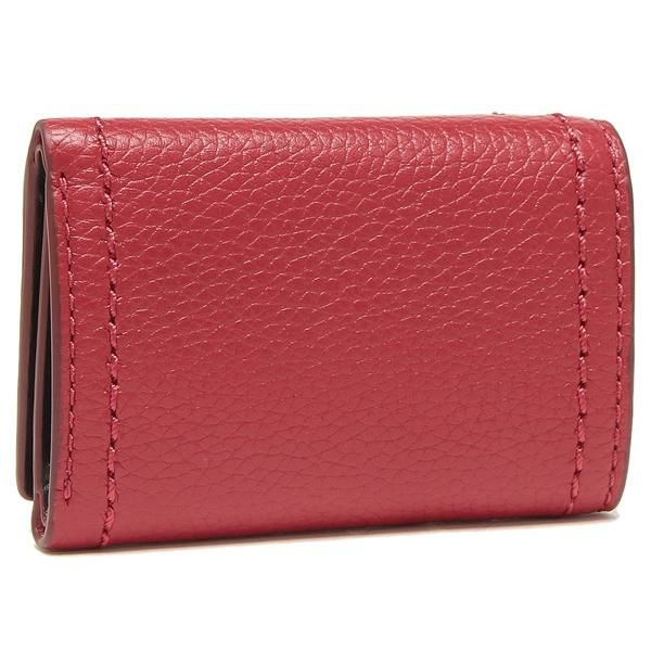 マークジェイコブス アウトレット 三つ折り財布 グルーブ ミニ財布 レッド レディース MARC JACOBS M0016973 607 詳細画像