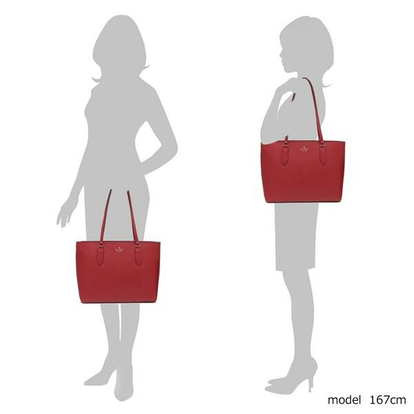 ケイトスペード アウトレット トートバッグ ハーパー レッド レディース KATE SPADE WKR00059 601 A4対応 詳細画像