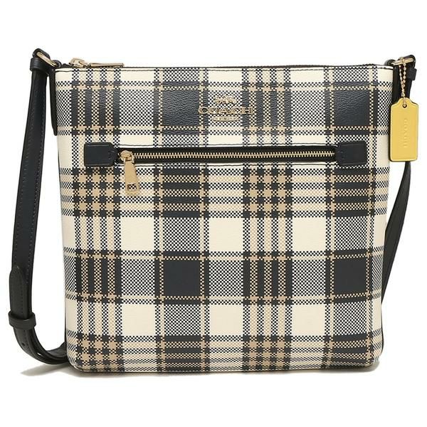 コーチ アウトレット ショルダーバッグ チェック柄 ブラック マルチ レディース COACH C8587 IMF23 詳細画像