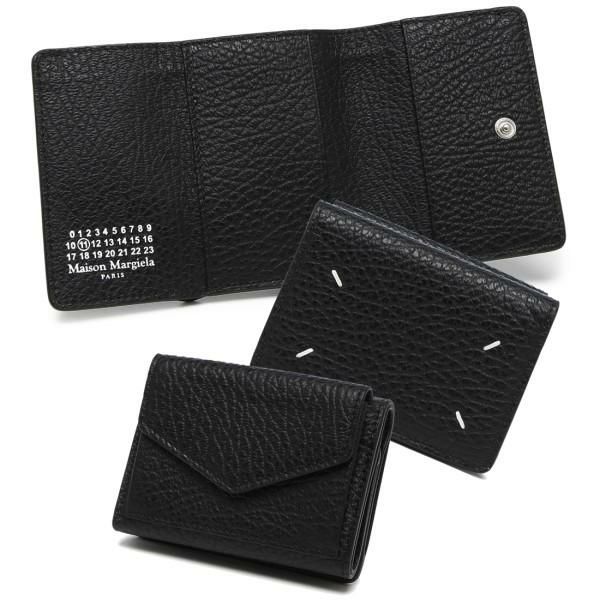 メゾンマルジェラ 三つ折り財布 ミニ財布 ブラック メンズ レディース Maison Margiela S36UI0416 P4455 T8013