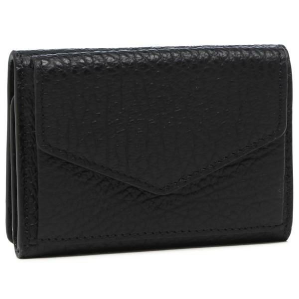 メゾンマルジェラ 三つ折り財布 ミニ財布 ブラック メンズ レディース Maison Margiela S36UI0416 P4455 T8013 詳細画像