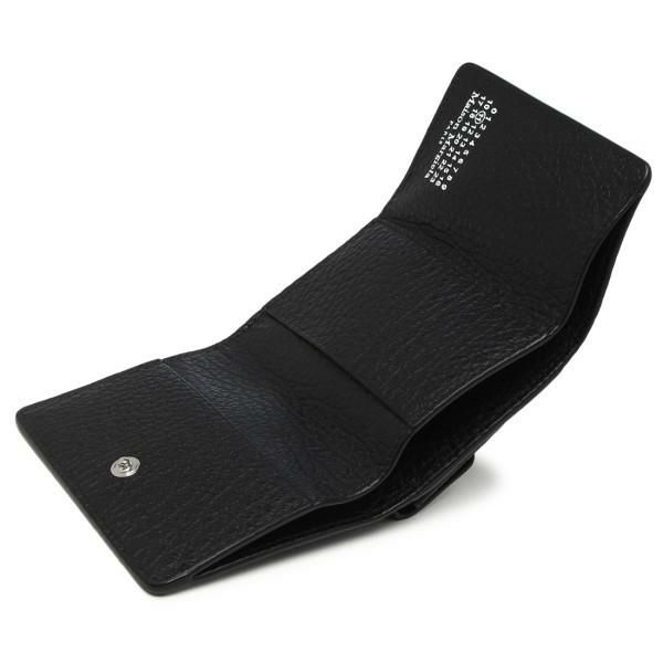 メゾンマルジェラ 三つ折り財布 ミニ財布 ブラック メンズ レディース Maison Margiela S36UI0416 P4455 T8013 詳細画像
