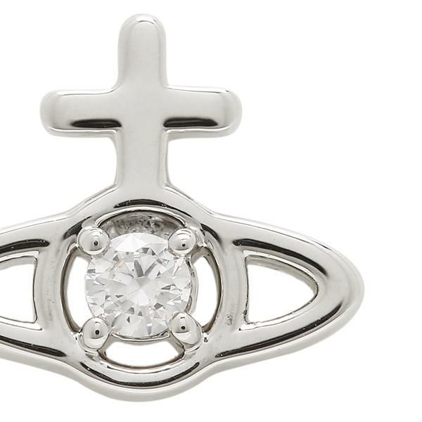ヴィヴィアンウエストウッド ピアス アクセサリー ラリータ シルバー ホワイト レディース VIVIENNE WESTWOOD 62010278 P102 詳細画像