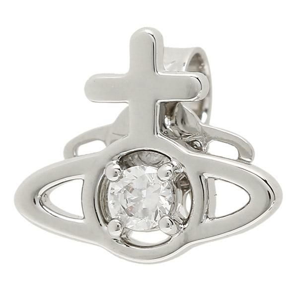 ヴィヴィアンウエストウッド ピアス アクセサリー ラリータ シルバー ホワイト レディース VIVIENNE WESTWOOD 62010278 P102 詳細画像