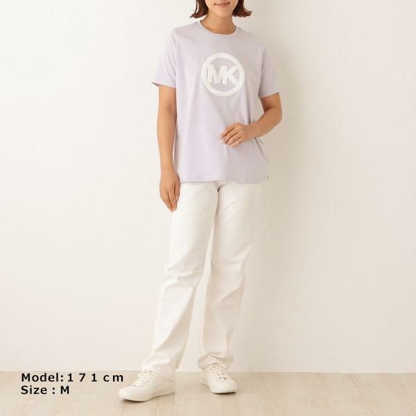 マイケルコース アウトレット Tシャツ パープル レディース MICHAEL KORS JF150I897J LVNDR MIST 詳細画像