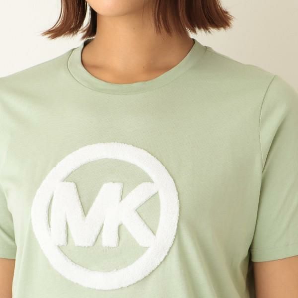 マイケルコース アウトレット Tシャツ グリーン レディース MICHAEL KORS JF150I897J PALE JADE 詳細画像