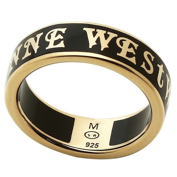 ヴィヴィアンウエストウッド リング アクセサリー 指輪 ゴールド ブラック メンズ レディース VIVIENNE WESTWOOD 64040017 01R124 詳細画像