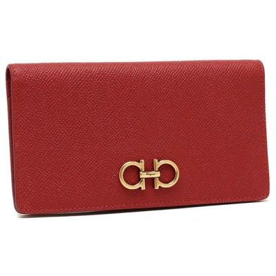 美品 フェラガモ 長財布 ウォレット クリップ 花柄 フラワー 希少モデル レア フェラガモ 長財布 ガンチーノクリップ ブラック レディース