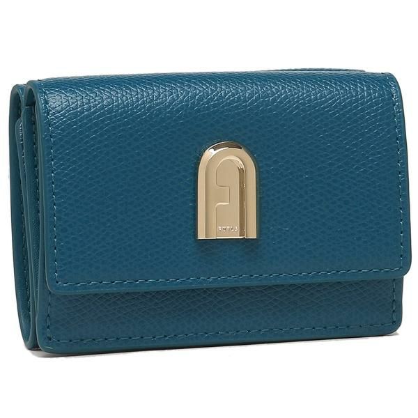 フルラ 三つ折り財布 Sサイズ ミニ財布 ブルー レディース FURLA PCW5ACO ARE000 OTT00