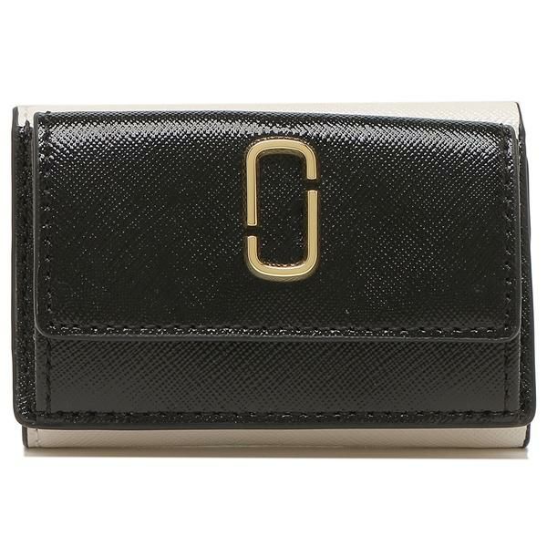 マークジェイコブス 三つ折り財布 ミニ財布 ブラック マルチ レディース MARC JACOBS M0013597 012 詳細画像