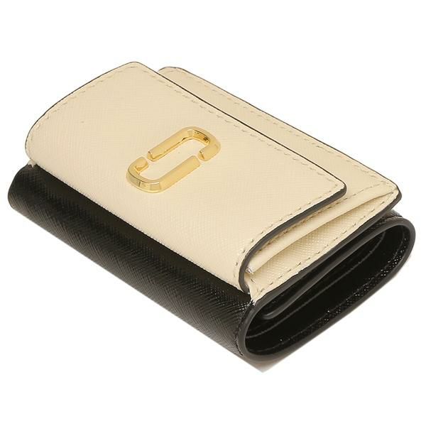 マークジェイコブス 三つ折り財布 ミニ財布 ホワイト マルチ レディース MARC JACOBS M0013597 136 詳細画像