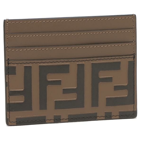 フェンディ カードケース FFロゴ ブラウン レディース FENDI 8M0445 AAFM F13VK