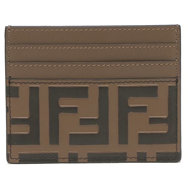 フェンディ カードケース FFロゴ ブラウン レディース FENDI 8M0445 AAFM F13VK 詳細画像