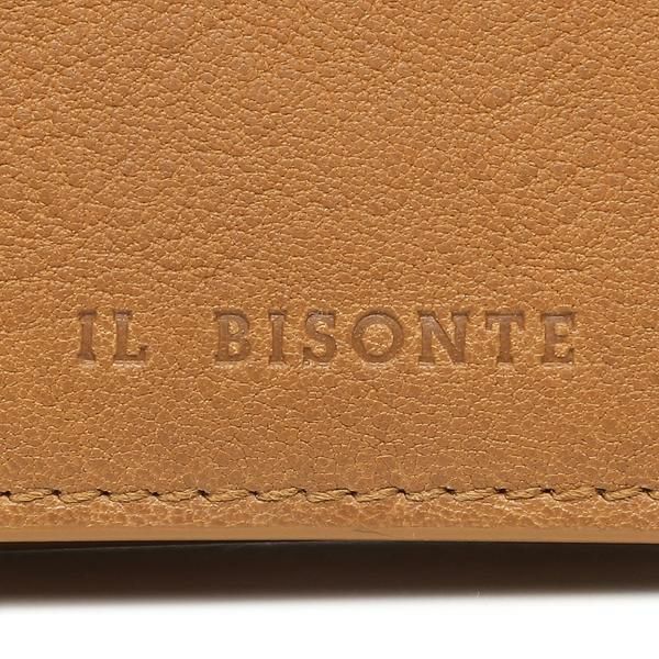 イルビゾンテ 二つ折り財布 ベージュ メンズ IL BISONTE SBW060 POX001 NA252 詳細画像