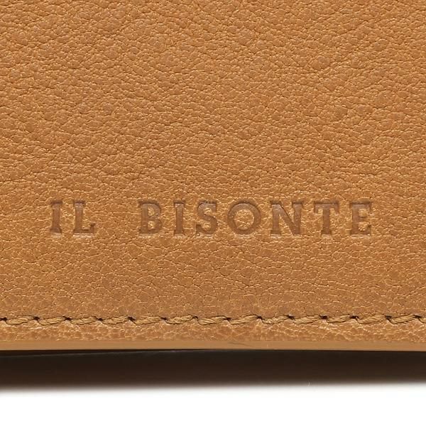 イルビゾンテ 二つ折り財布 ベージュ メンズ IL BISONTE SBW060 POX001 NA252 詳細画像