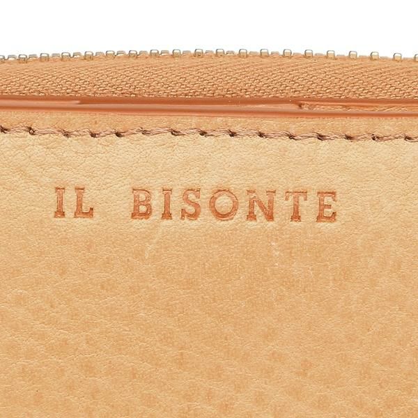 イルビゾンテ 二つ折り財布 コンパクト財布 ベージュ メンズ レディース IL BISONTE SSW003 PVX001 NA245 詳細画像
