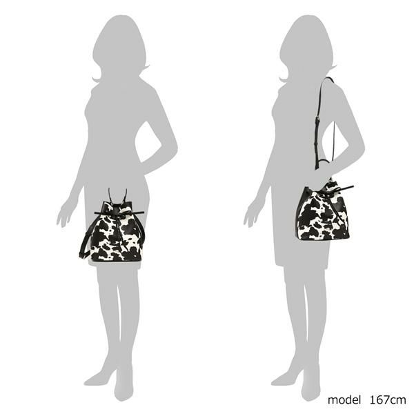 フルラ アウトレット ハンドバッグ ショルダーバッグ コスタンザ 巾着 ブラック ホワイト レディース FURLA BLE3CSZ A0479 TON00 詳細画像