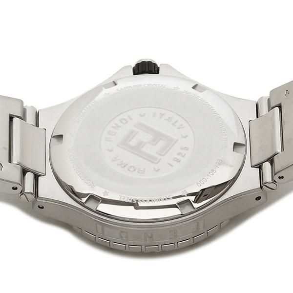 フェンディ 時計 FENDI F108100301 42MM NAUTICO ノーティコ クォーツ メンズ腕時計 ウォッチ シルバー/ネイビー 詳細画像