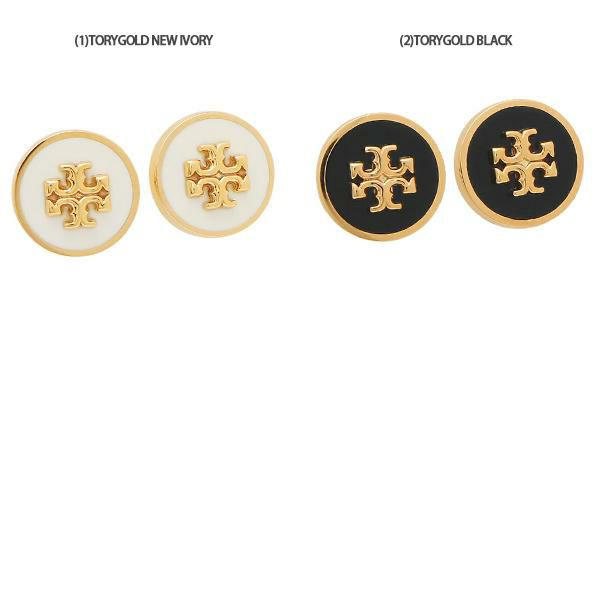 トリーバーチ ピアス アクセサリー キラ エナメル サークル スタッズ レディース TORY BURCH 90547 詳細画像