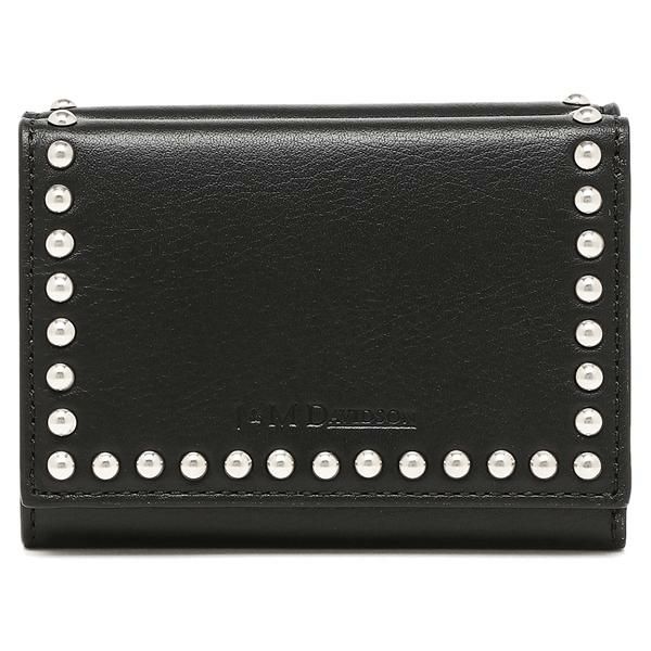 ジェイアンドエムデヴィッドソン 三つ折り財布 ミニ財布 ブラック レディース J&M DAVIDSON SFLW1XXSCXX 0001 999S 詳細画像