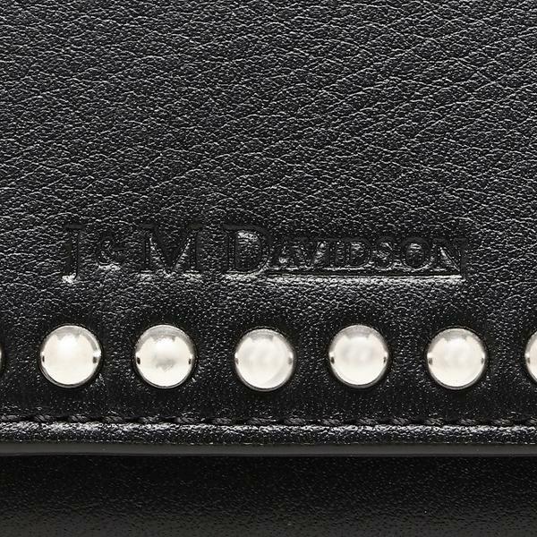 ジェイアンドエムデヴィッドソン 三つ折り財布 ミニ財布 ブラック レディース J&M DAVIDSON SFLW1XXSCXX 0001 999S 詳細画像