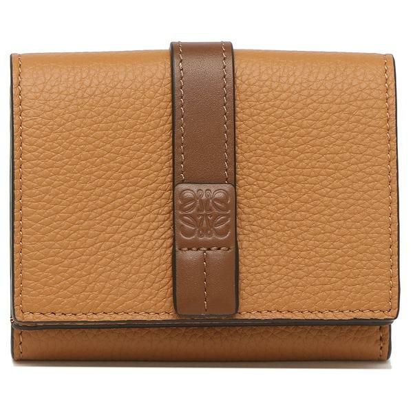 ロエベ 三つ折り財布 トライフォールドウォレット ミニ財布 ブラウン レディース LOEWE C660TR2X01 3639 詳細画像